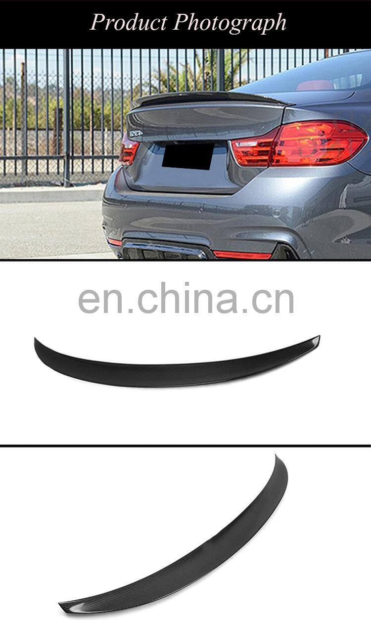 Runde Accessories Decoration Performance P Style Carbon Fiber rear Spoiler Wing for 2013-2020 BMW 4 Series F32 spoiler