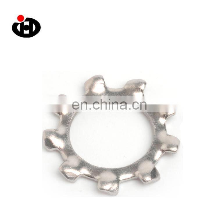 JINGHONG DIN 6797 Fastener External Teeth Serrat Star Lock Washer