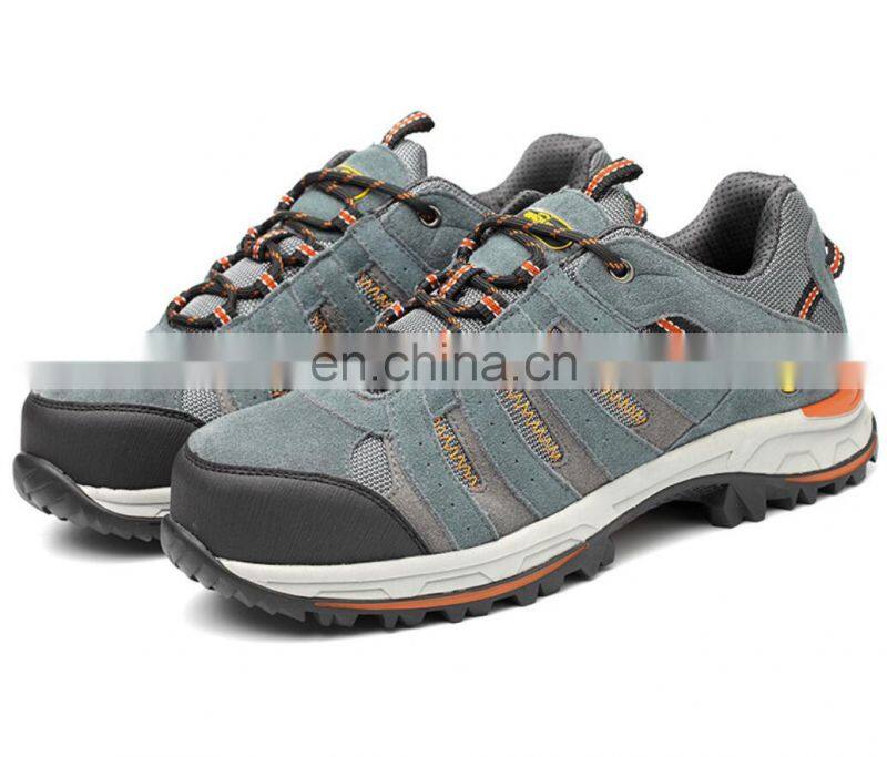 Genuine leather men shoes stylish safety shoes industrial safety shoe specification