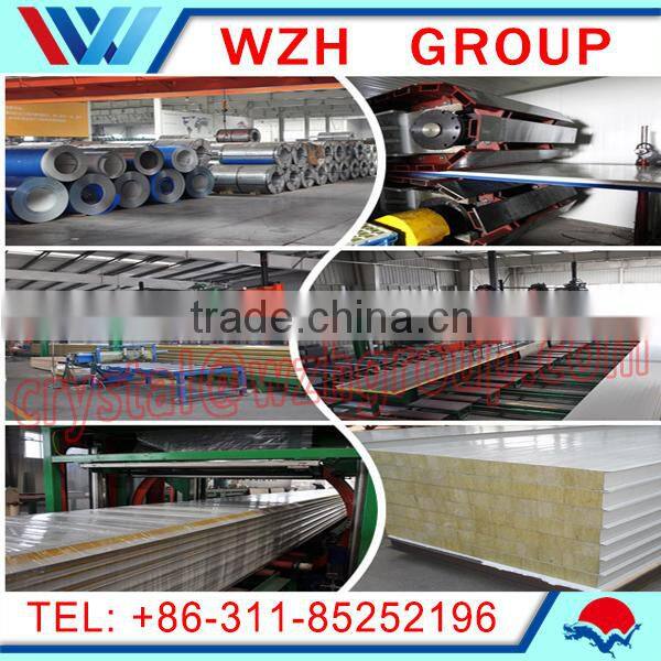 High quality CE approved pu Polyurethane sandwich panel price from china supplier