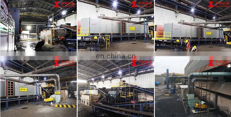 Supplied 10-15 t/h complete coal briquette production line use 750 roller type coal briquette machine making briquettes