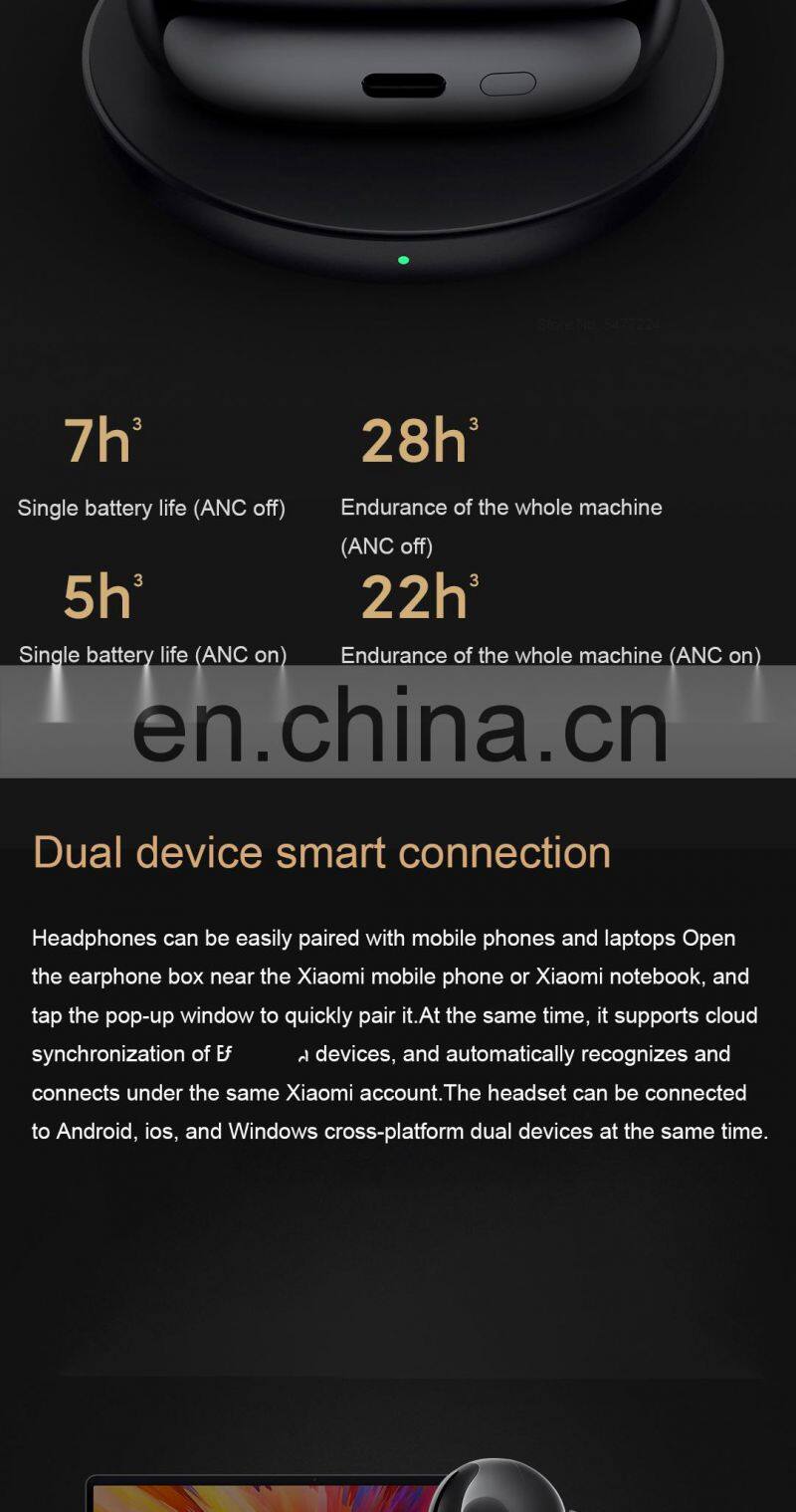 2021Mi Mijia New FlipBuds Pro Earphone Noise Reduction Smart Touch Control Wireless Headphone millet FlipBuds Pro