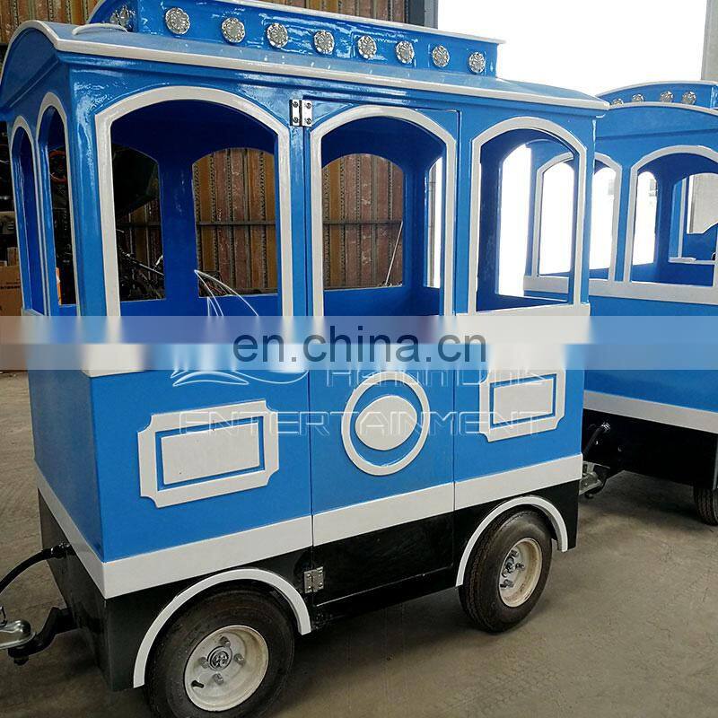 Park Trackless Train Rides For kids and adults Shopping mall electric trackless train