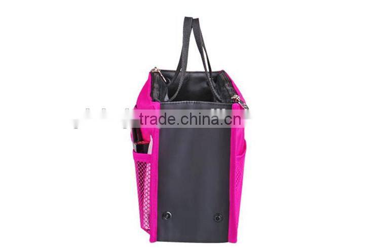 multi-pocket nylon cosmetic bag women toiletry bag