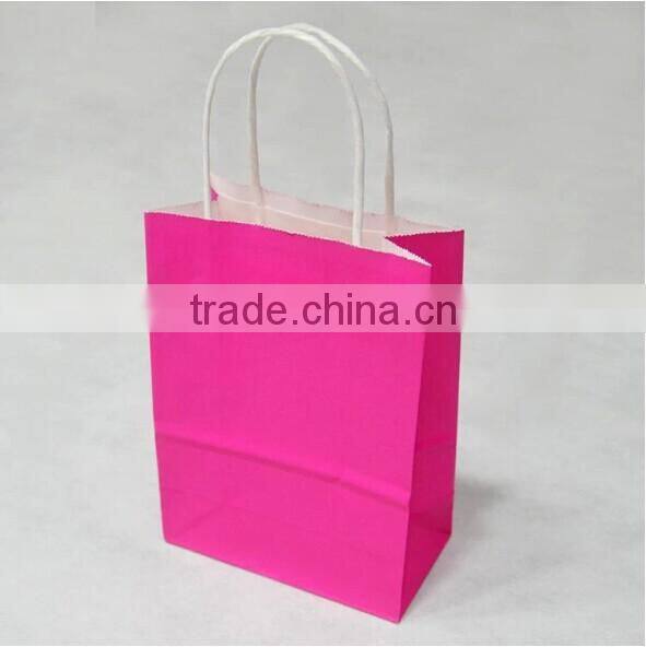 trade assurance pure color craft paper gift bag
