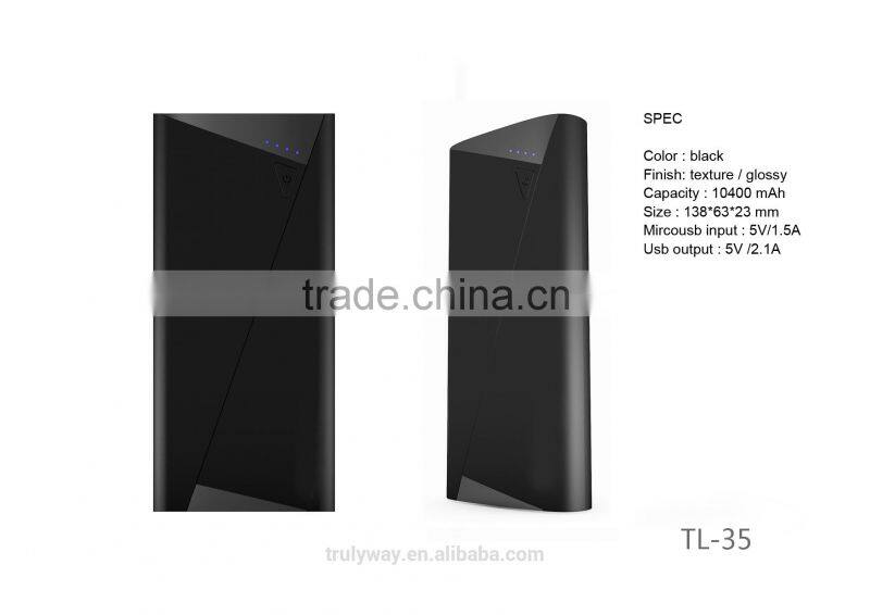 Hot sale Trulyway Roll book series 10400mAh power bank optional colors