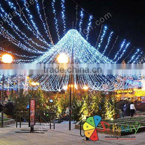 Across street light for outdoor light decoration