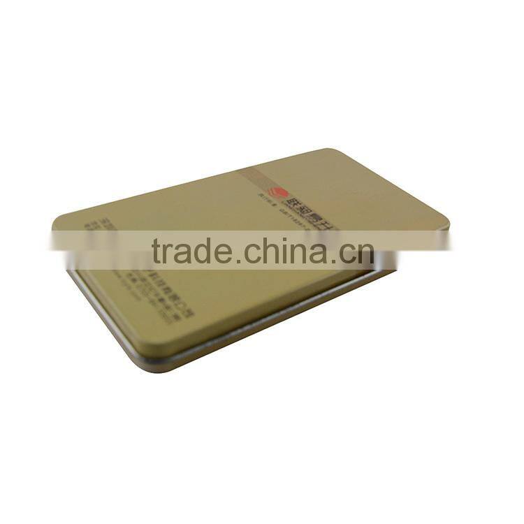 New China dongguan rectangular battery tin box