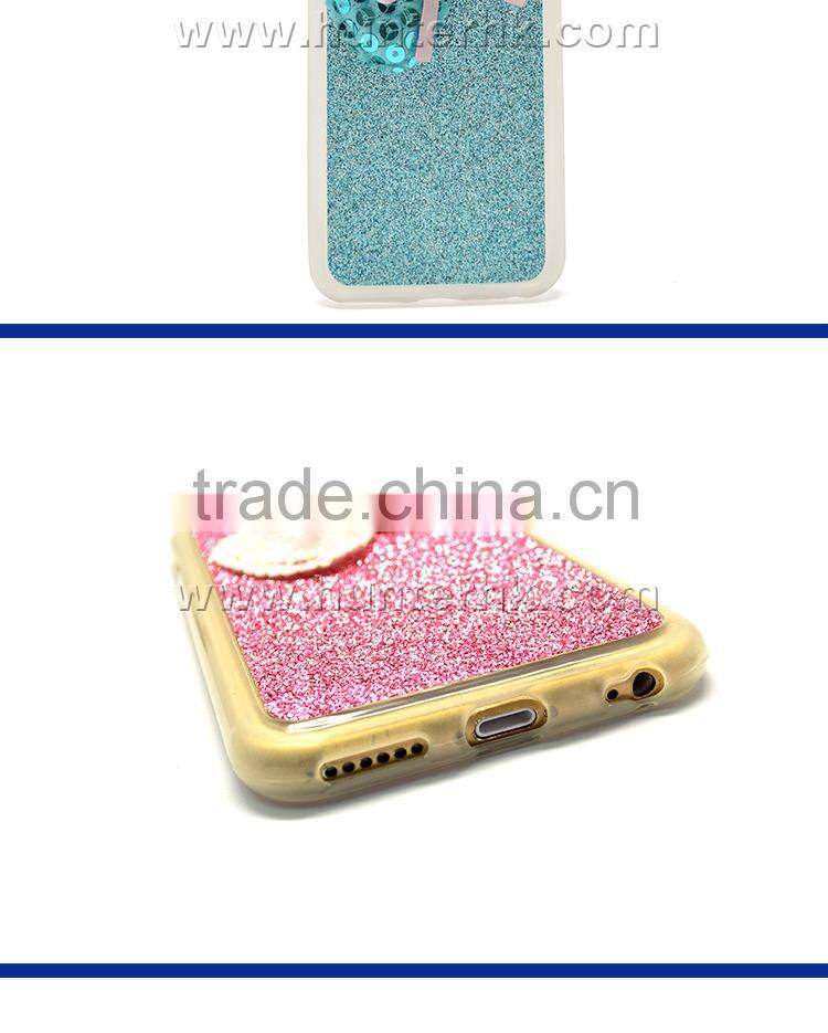 Lady Style Pink Design TPU Diamond Case For iPhone6