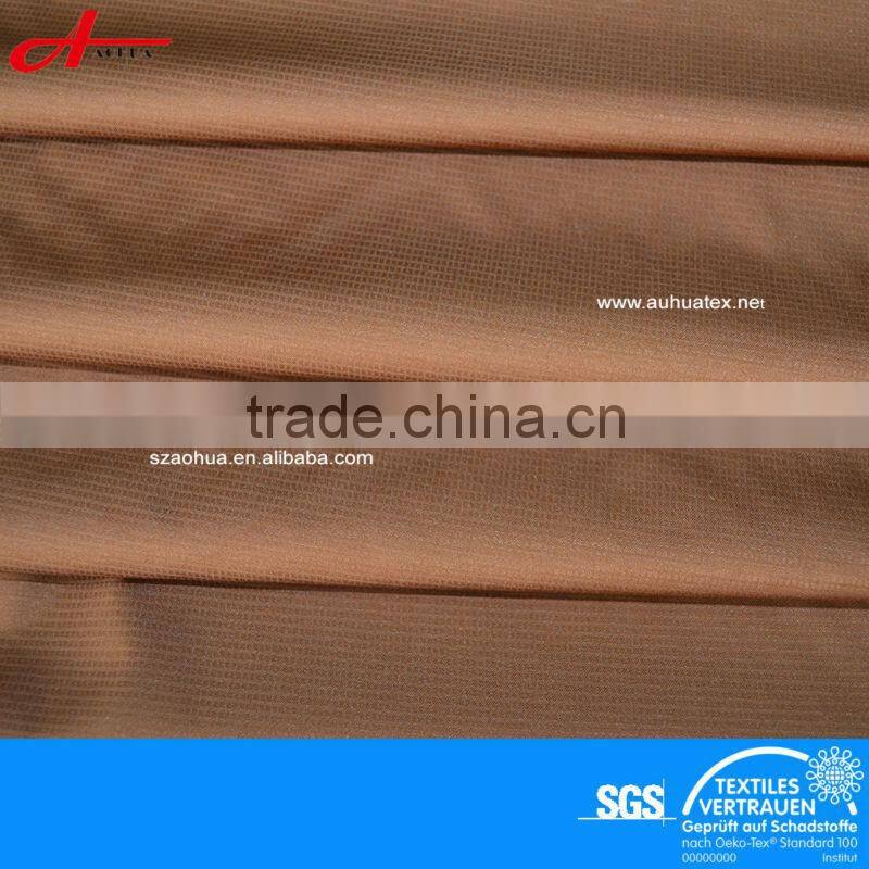 laminated 100% polyester fabric with 75D Plain Mechanical Spandex