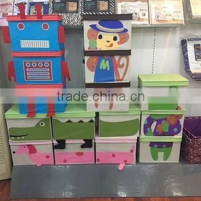 Kids Folding Laundry Hamper Canvas