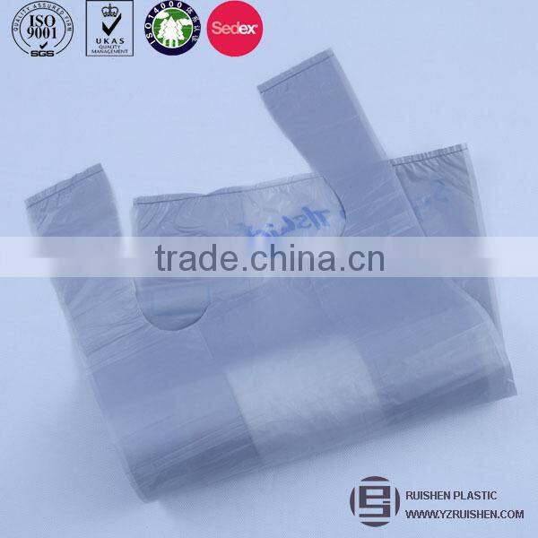 America Market Europe Market Exported Vest Garbage Bags HDPE Recycle