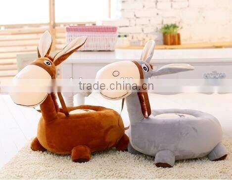 Plush Donkey Sofa/animal plush sofa/donkey shape plush sofa