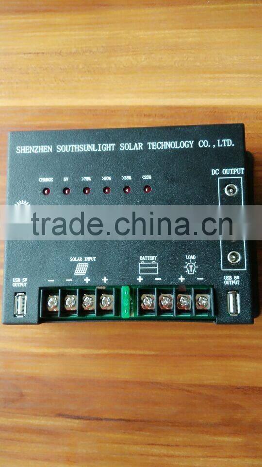 Factory supplier 12V/24V solar charge controller with USB output, pwm solar charge controller manual, 30A/50A solar charger cont
