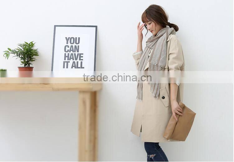 Wholesale New Style Lady Fashion Striped Voile Cotton Scarf
