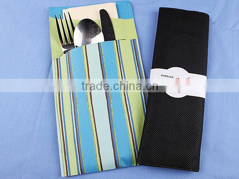 Plastic cutlery pack with plastic bag