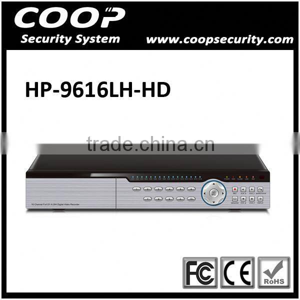 16CH DVR Security Recording System Embedded LINUX HDMI H 264 Stand Alone CCTV DVR