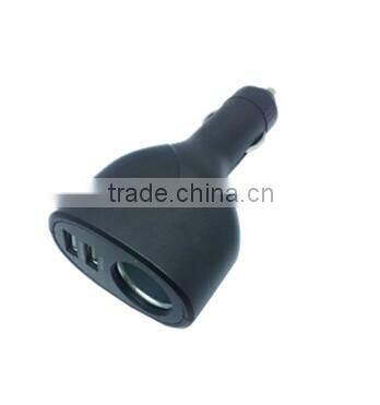 High Quality competitive Price dual Port USB QC 2.0 Car Charger for smartphone with USB Charging Interface