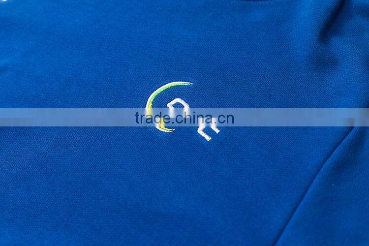 bulk order no brand name own logo sublimation women wear plain royal blue hoodie
