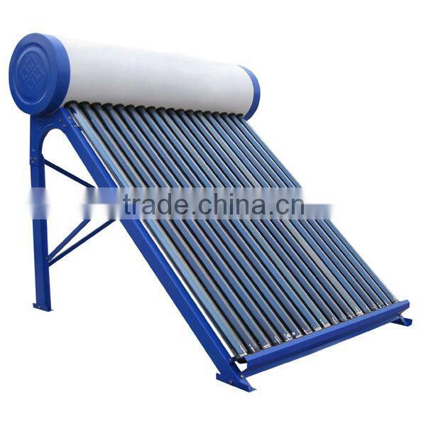 18 evacuated tubes compact solar hot water heater
