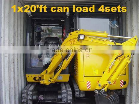 mini excavator 1.8ton for sale with Japan imported engine,adjustable tracks,ROPS,cabin