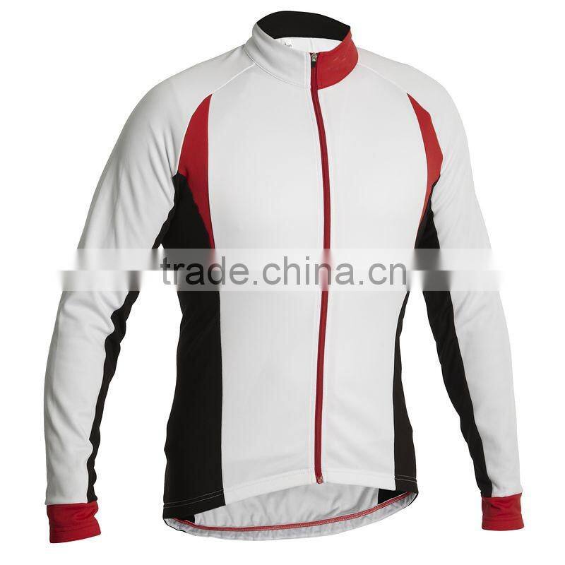 Sublimation long sleeve men's cycling jacket