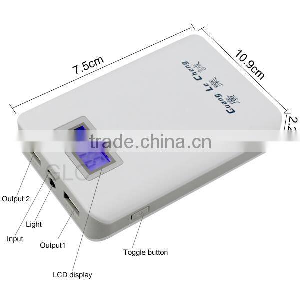 Scratch resistant cute cell phone power bank for mobile battery