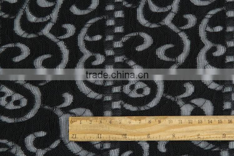 factory in stock indian lace embroidery eyelash lace fabric for dress