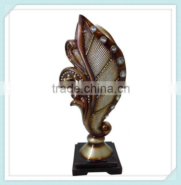 polyresin geometric vase for home decoration