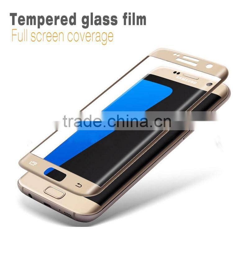 For Samsung S7 Edge Tempered Glass,S7 Edge Full Cover Screen Protector Curved