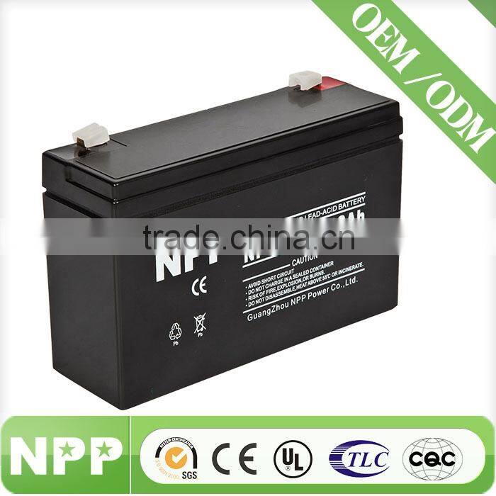 long life solar gel battery 6v 12ah battary