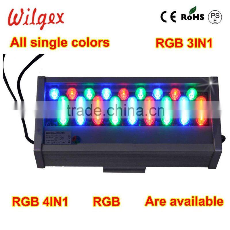 IP65 LED 36PX1W outdoor square led wall washer lights