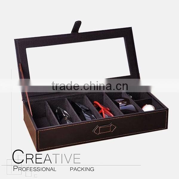 Fashion Portable Leather Sunglass Boxes Wholesale
