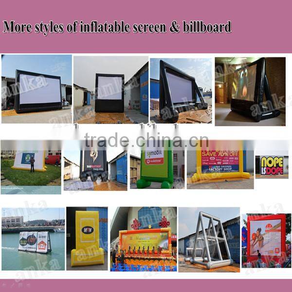 Custom made inflatable advertising projector screen