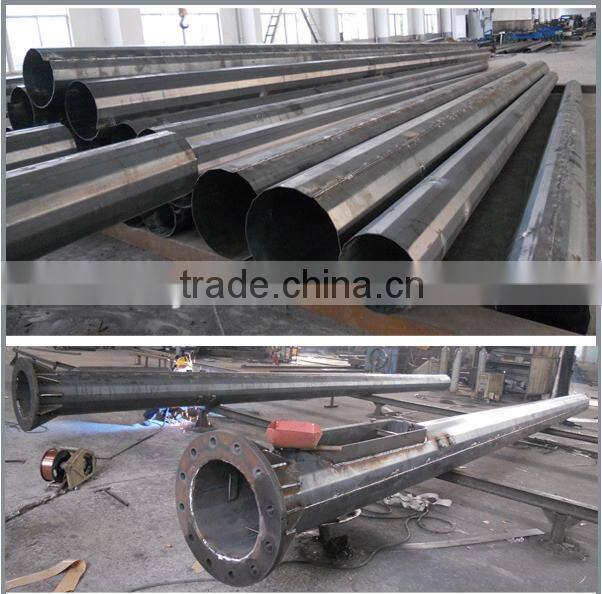 Galvanized steel mast pole