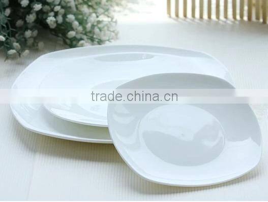white restaurant plate