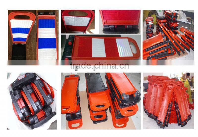 Reflective traffic sign board size fold warning board