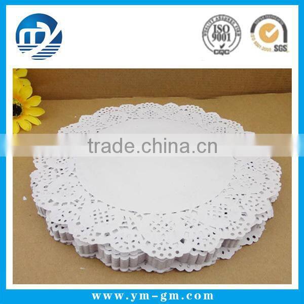White Color Square Lace Paper Doilies