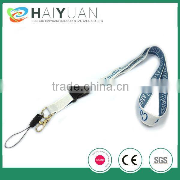 beer opener satin lanyard with retractable buckle