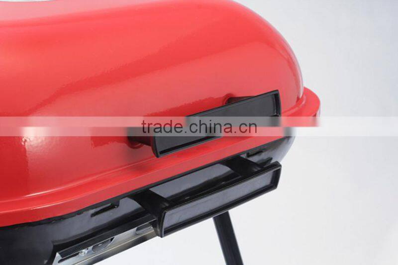 Attractive portable balcony bbq grill with wheel