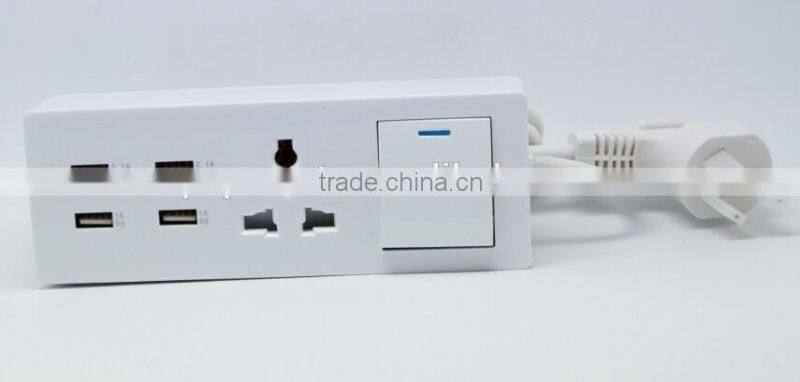 Switch Power Socket with 4 USB Ports