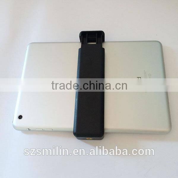 Manufacturer supply no patent 1/4" extendable Tablet Stand Mount Holder for iPad mini 1 2 generation Clip Clamp Attachment