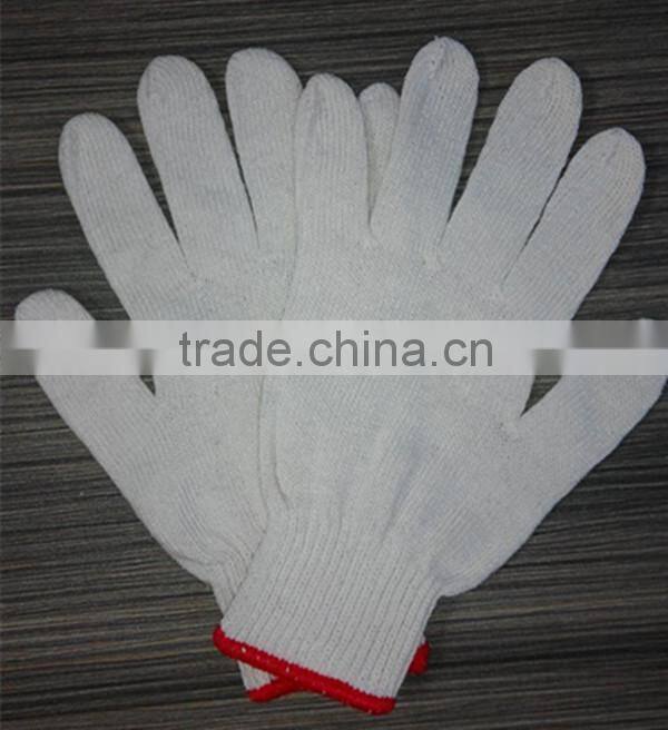 cotton knitting gloves