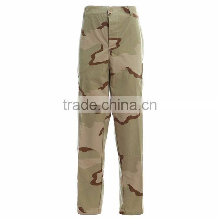 BDU desert camouflage tactical pants for men