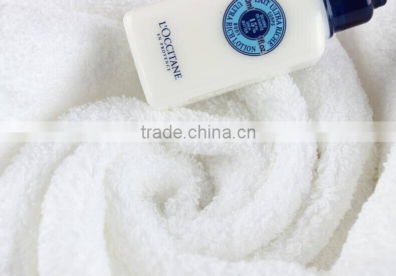 luxury white embroidery custom logo cotton face towels for hotel & spa