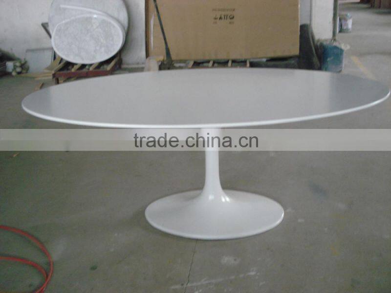 dining room fiberglass oval tulip table