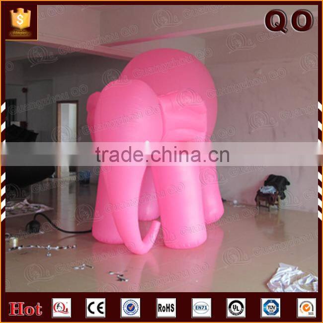 2016 High quality pink giant inflatable elephants for advertising