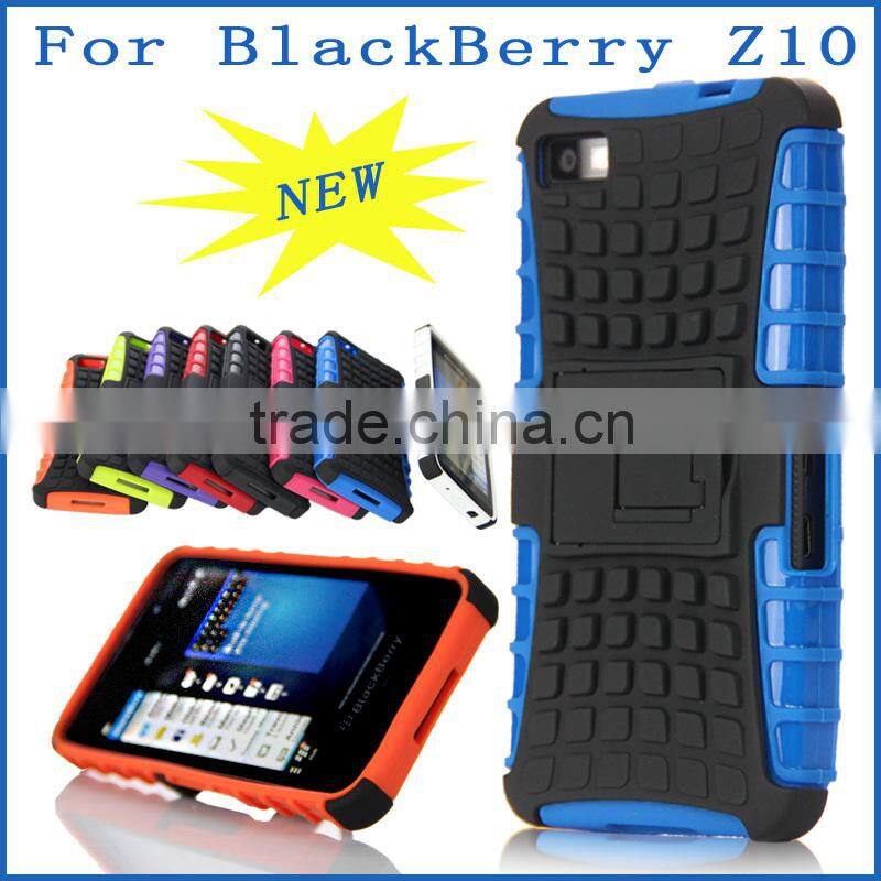 Original design new brand hot selling Tough hard Shockproof Armor Cover case rugged heavy duty Case Dual Layer for Blackberry