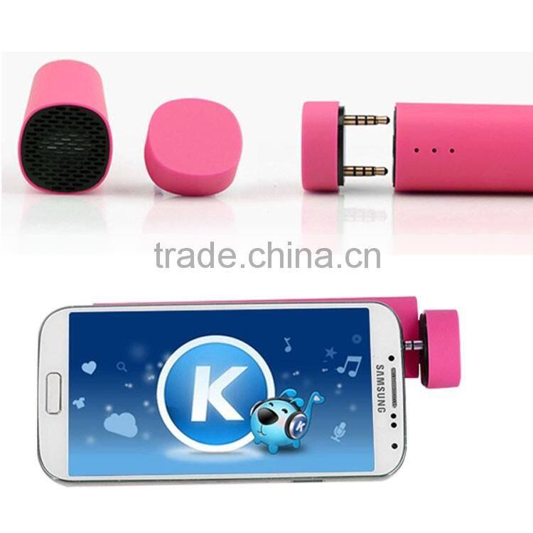 4000mAh Portable USB metal Power Bank Charger Speakers 3 in 1 mini portable bluetooth power bank speaker