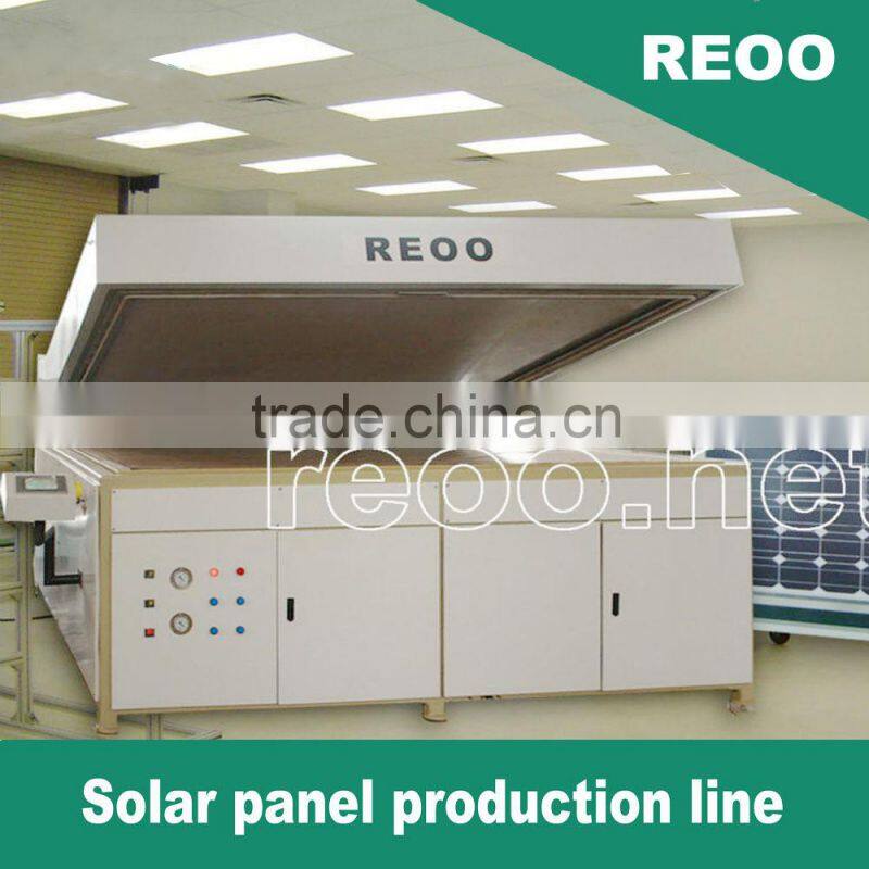 Saving power easy operation Semi Automatic Laminator solar module machine